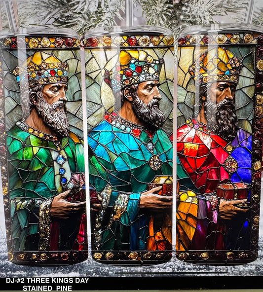 Tumbler DJ#2 THREE KINGS DAY STAINED PINE