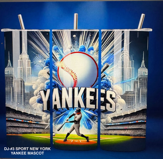 Tumblers DJ#3 SPORT BASEBALL NEW YORK YANKEES MASCOT