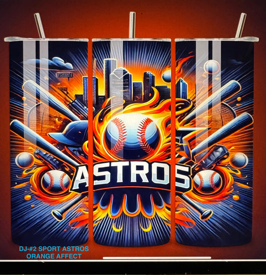 Tumbler DJ#2 SPORT BASEBALL ASTROS