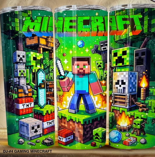 Tumbler DJ#4 GAMER MINECRAFT