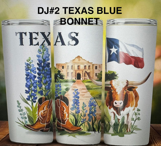 Tumbler DJ#2 TEXAS BLUE BONNET